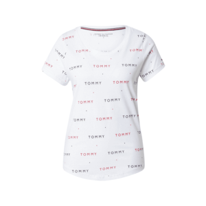 Tommy Hilfiger Underwear Bluză de noapte alb / roșu / bleumarin imagine