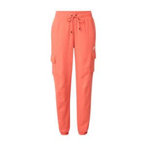 Nike Sportswear Pantaloni portocaliu / alb imagine