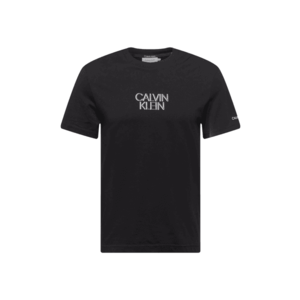 Calvin Klein Tricou negru / gri / alb imagine