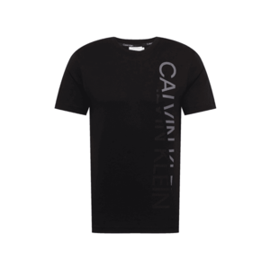Calvin Klein Tricou negru / gri imagine