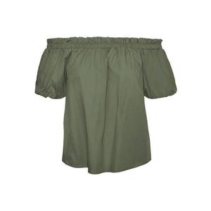 Vero Moda Petite Bluză 'Lanie' verde smarald imagine