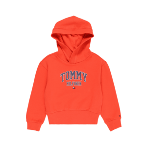 TOMMY HILFIGER Bluză de molton roșu orange / albastru noapte / alb imagine