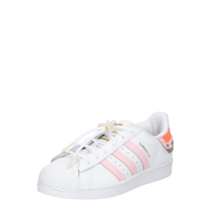 ADIDAS ORIGINALS Sneaker low 'Superstar' alb / roz pastel / auriu / corai imagine