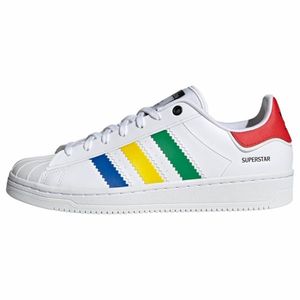 ADIDAS ORIGINALS Sneaker low 'Superstar' alb / roșu / verde / galben / albastru imagine