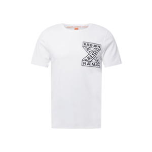 RÆBURN T-Shirt 'ETHOS' alb / negru imagine