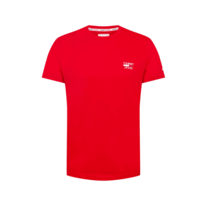 Tommy Jeans Tricou roșu / alb imagine
