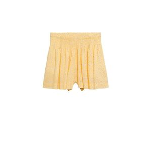 MANGO Pantaloni 'REBECCA' galben / negru / alb imagine