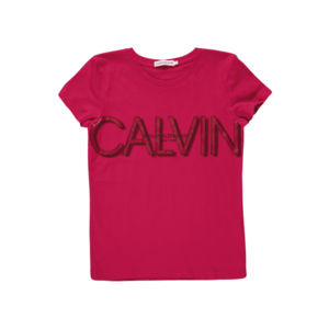 Calvin Klein Jeans Tricou roz pitaya / portocaliu / negru imagine