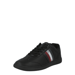 TOMMY HILFIGER Sneaker low negru / roșu / bleumarin / alb imagine
