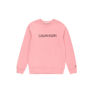 Calvin Klein Jeans Bluză de molton 'Institutional' roz / negru imagine