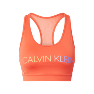 Calvin Klein Performance Sutien sport portocaliu închis / azur / azuriu / galben imagine