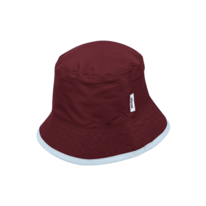 WEEKDAY Pălărie 'Berg' roşu închis / alb imagine