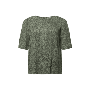 KAFFE CURVE Bluză 'Cliana Ami' verde iarbă / negru imagine