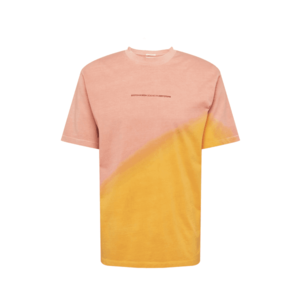 SCOTCH & SODA Tricou roz pal / negru / galben auriu / portocaliu imagine