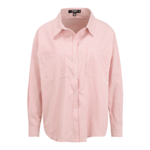 Missguided Petite Bluză roz / alb imagine