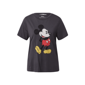 CATWALK JUNKIE Tricou 'Mickey' gri metalic / negru / galben / roșu / alb imagine