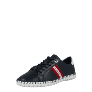 bugatti Sneaker low 'Bali' alb / albastru închis / roșu imagine