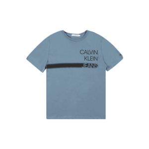 Calvin Klein Jeans Tricou albastru fumuriu / negru imagine