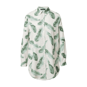 Trendyol Bluză verde / alb imagine