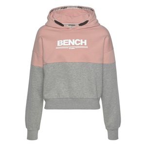 BENCH Bluză de molton roz pal / alb imagine