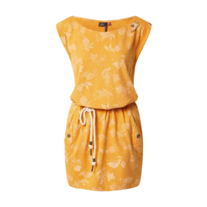 Ragwear Rochie de vară 'TAG ROSE' galben auriu / alb imagine