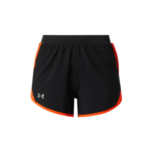 UNDER ARMOUR Pantaloni sport negru / gri fumuriu / roșu orange imagine