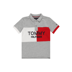 TOMMY HILFIGER Tricou gri amestecat / alb / roșu / albastru noapte imagine