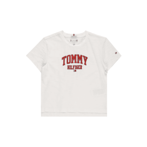 TOMMY HILFIGER Tricou roșu / alb amestacat imagine