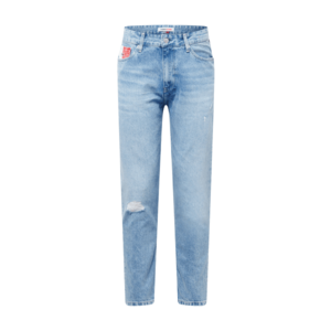 Tommy Jeans Jeans albastru deschis / roșu / alb imagine