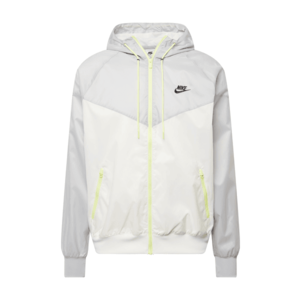 Nike Sportswear Geacă de primăvară-toamnă gri deschis / galben neon / negru / alb imagine