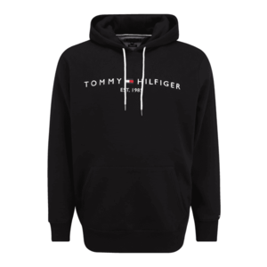 Tommy Hilfiger Big & Tall Bluză de molton negru / alb imagine