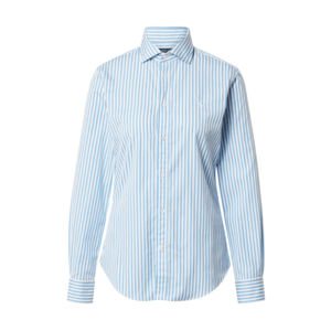 Polo Ralph Lauren Bluză 'Georgia' albastru deschis / alb imagine