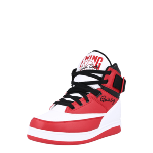 Patrick Ewing Sneaker înalt alb / roși aprins / negru imagine