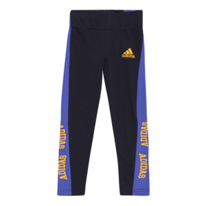 ADIDAS PERFORMANCE Pantaloni sport negru / albastru regal / galben imagine