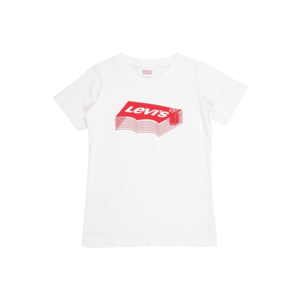 LEVI'S Tricou alb / roșu rodie imagine