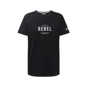 Redefined Rebel Tricou 'Ronan' negru / alb imagine