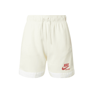 Nike Sportswear Pantaloni roșu / bej / alb imagine