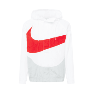 Nike Sportswear Geacă de primăvară-toamnă alb / roșu / gri imagine