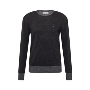 Calvin Klein Bluză de molton negru / gri închis imagine