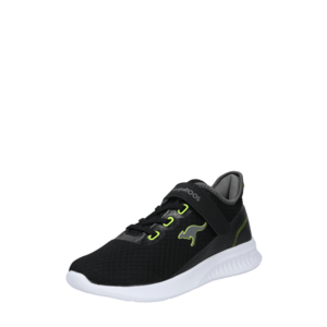 KangaROOS Sneaker negru / galben neon / gri piatră imagine