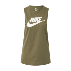 Nike Sportswear Top oliv / alb imagine