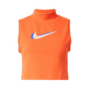 Nike Sportswear Top portocaliu / alb / albastru imagine