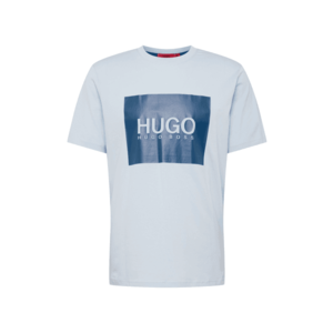HUGO Tricou 'Dolive' albastru deschis / albastru imagine