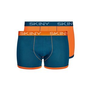 Skiny Boxeri azuriu / portocaliu imagine