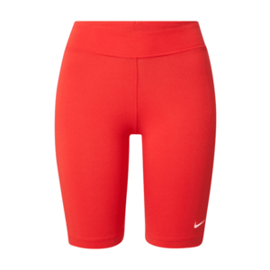 Nike Sportswear Pantaloni roșu orange / alb imagine
