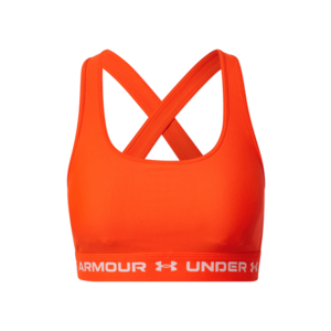 UNDER ARMOUR Sutien sport roșu orange / alb imagine