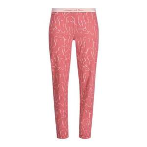 Skiny Pantaloni de pijama roz pitaya / alb imagine