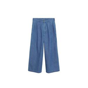 MANGO Pantaloni cu cute 'Gaia-H' albastru denim imagine
