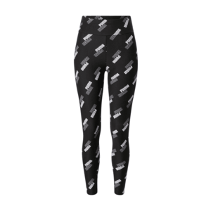 PUMA Pantaloni sport negru / alb / gri imagine