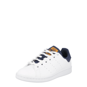 ADIDAS ORIGINALS Sneaker 'STAN SMITH' alb / albastru denim / portocaliu imagine